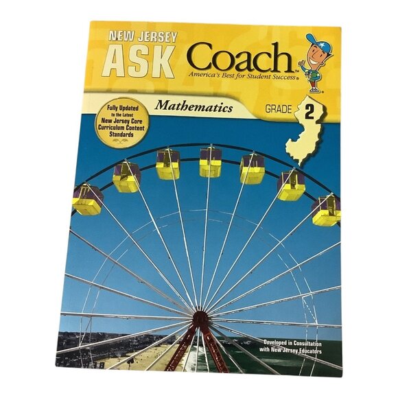 New Jersey ASK Coach Mathematics Grade 2 By Triumph Learning Paperback 2004 - Picture 1 of 14